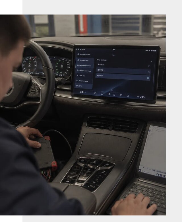 Русификация автомобиля BYD HAN для эксплуатации в Жигулёвске